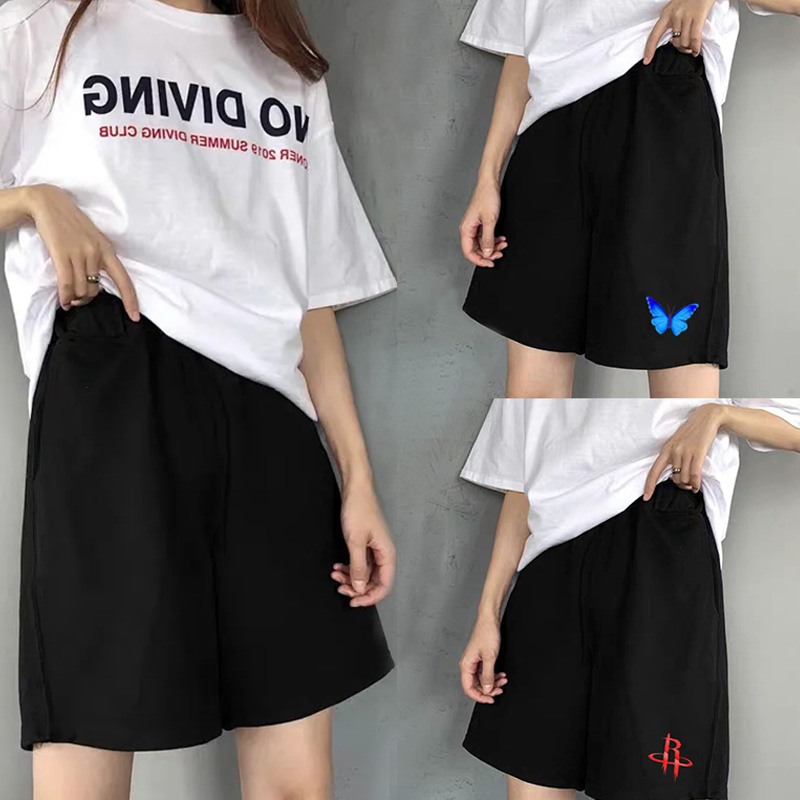 2021 new pattern pure cotton motion shorts summer Thin section Easy leisure time Straight Hong Kong flavor ins Pantsin the Women's clothing/Boutique , Pants , Casual pants category - from Buy2taobao.com to provide professional Taobao agent buy service