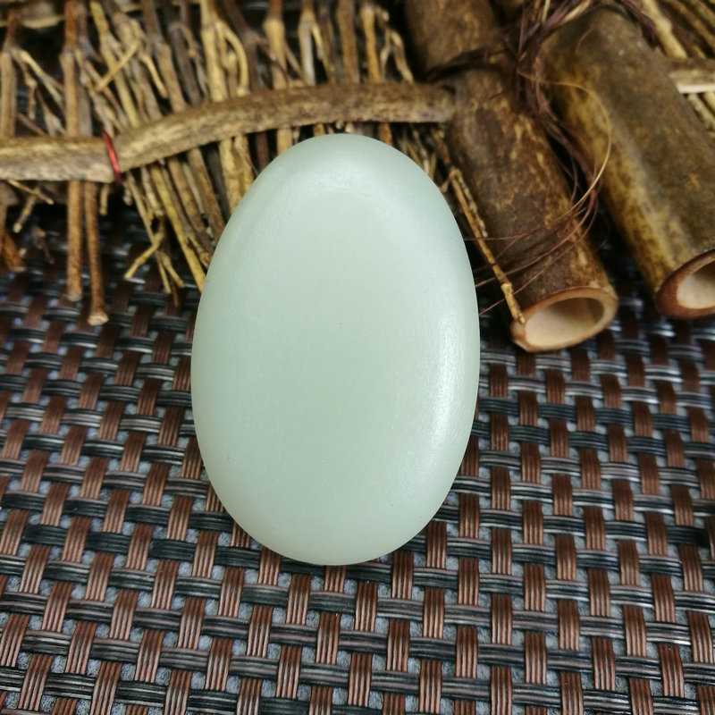 和田青白玉山料原石把件挂件吊坠新疆玉石细润无裂e6包邮