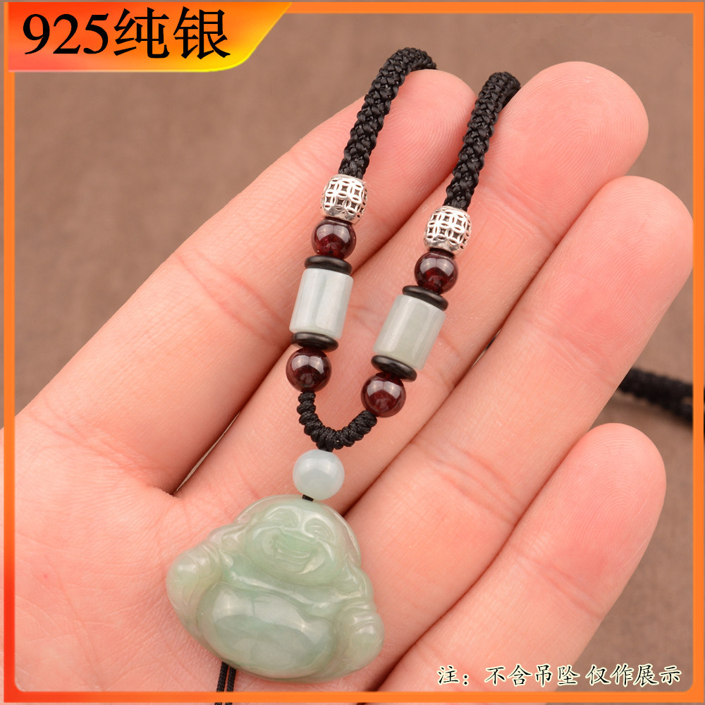 翡翠玉佛吊坠挂绳手工编织项链绳子玉佩平安扣挂件绳男女挂脖吊绳