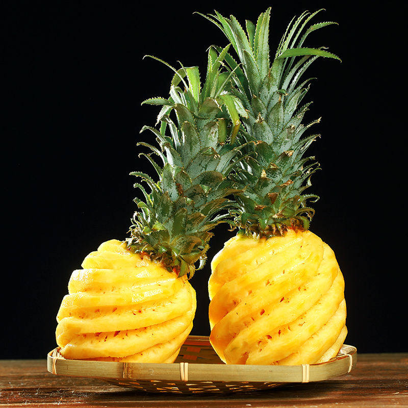 削菠萝器_湛江特产徐闻菠萝大新鲜水果包邮助农产品送削皮刀神器去烟9