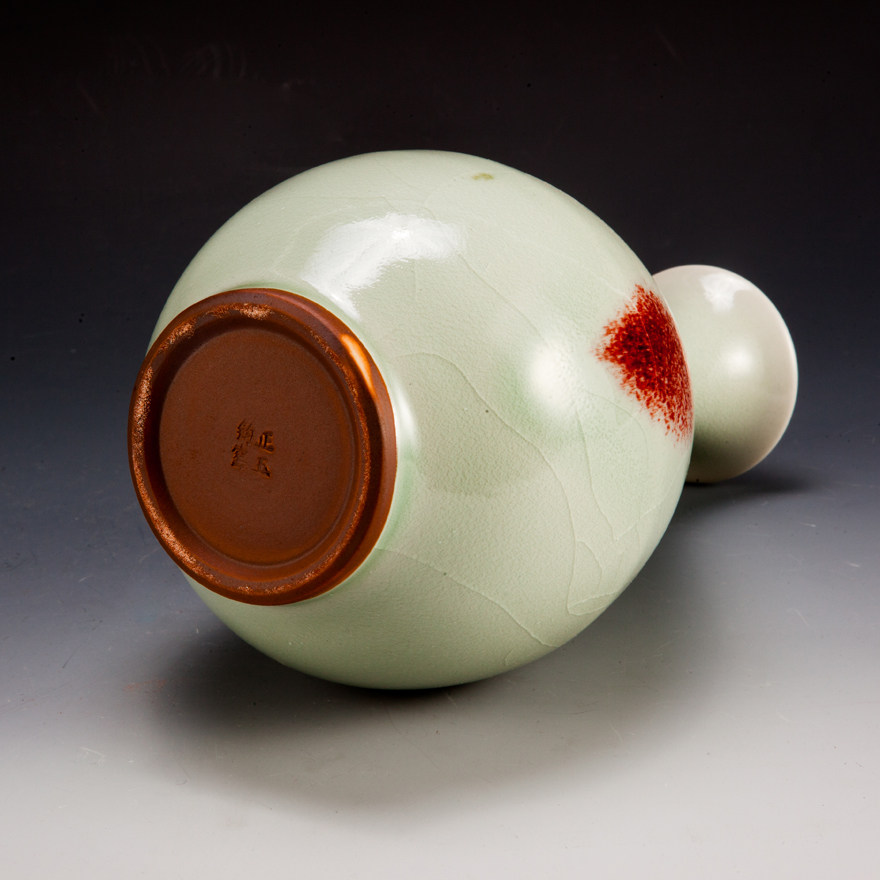 玉壶春瓶 中国钧瓷工艺大师王现峰 传统工艺制作 原产地钧瓷精品