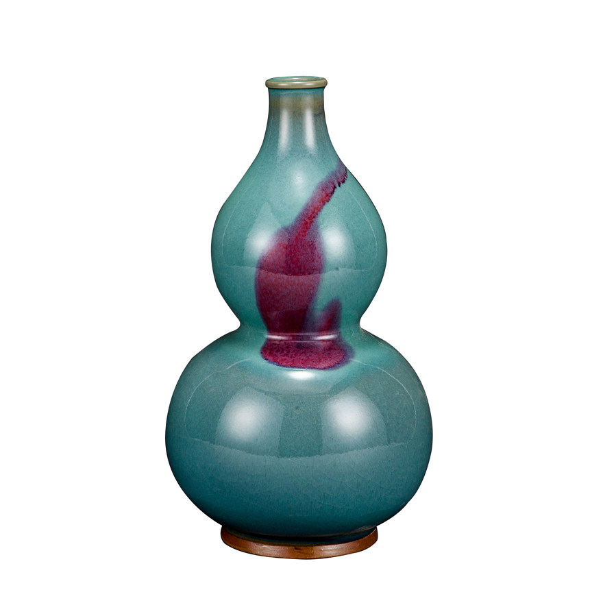 葫芦瓶(福禄瓶) 王建伟宋元珍宝坊钧瓷精品