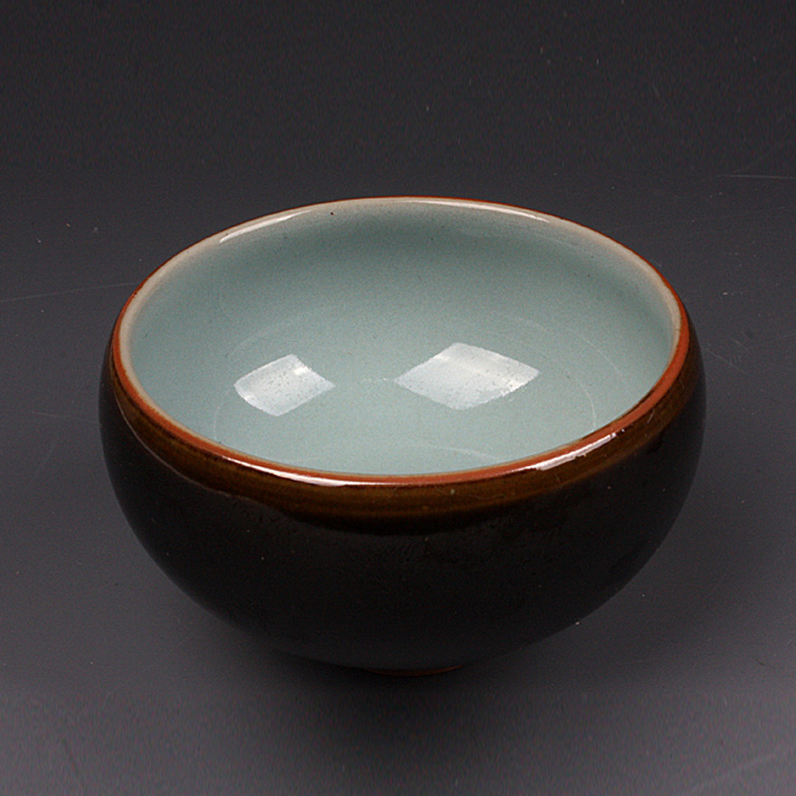 韩琴 汝瓷单杯主人杯 河南省工艺美术大师 原产地汝窑精品