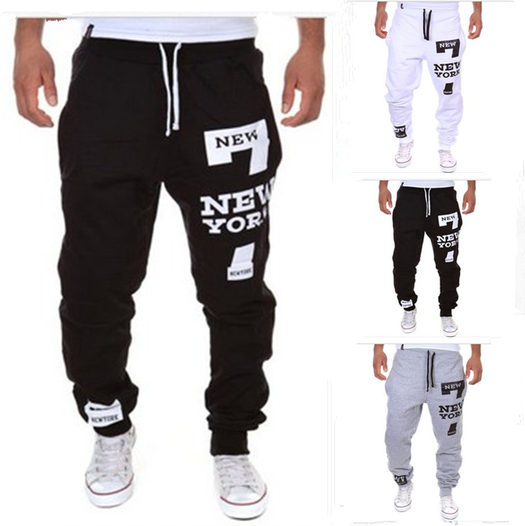 Men s Casual Flag Stamp Sports Harem Pants Men Trousers 2017在类目 男装, 休闲裤中 - 来自Buy2taobao.com提供专业的淘宝代购服务