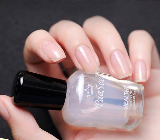 指甲底油封层二合一透明指甲油无味持久防水裸色加固甲油胶无色