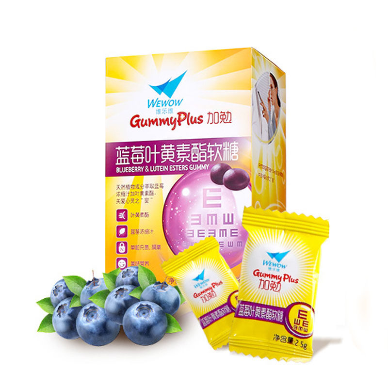 维乐维蓝莓叶黄素酯软糖*12粒盒