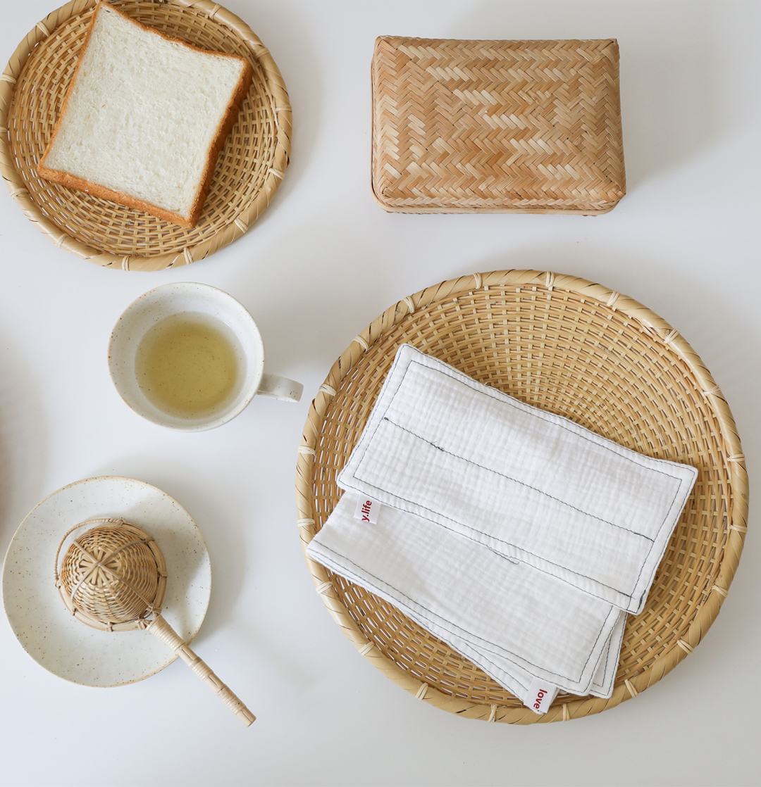 出口日本国内职人手作竹编日式厨房沥水篮水果盘面包盘餐厅点心盘