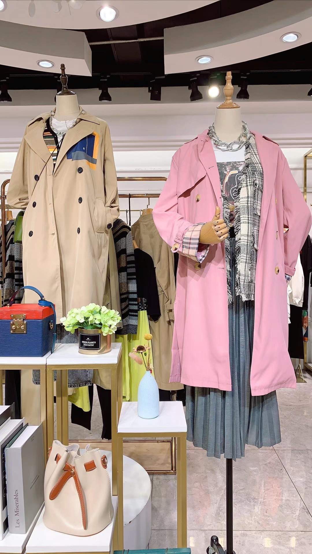 禾木家109.9-189.9直播高品质品牌女装春秋冬新风衣棉衣外套羽绒