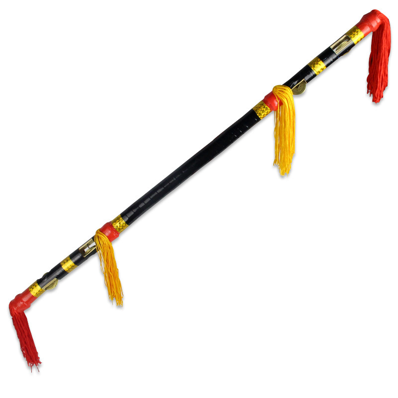 霸王鞭_q-花棍打钱杆打连响莲湘棒莲厢棒霸王鞭金钱杆道具儿童九子鞭
