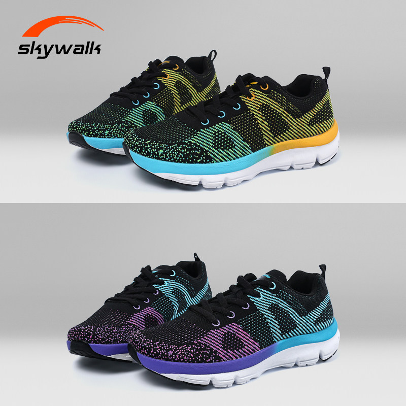 skywalk天步跑步鞋男透气休闲鞋低帮运动鞋9361118