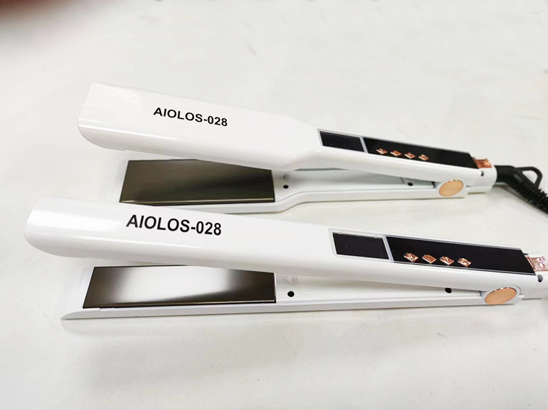 国宏风神夹板AIOLOS低温矫正拉直板直卷两用宽板直发器发型师专用