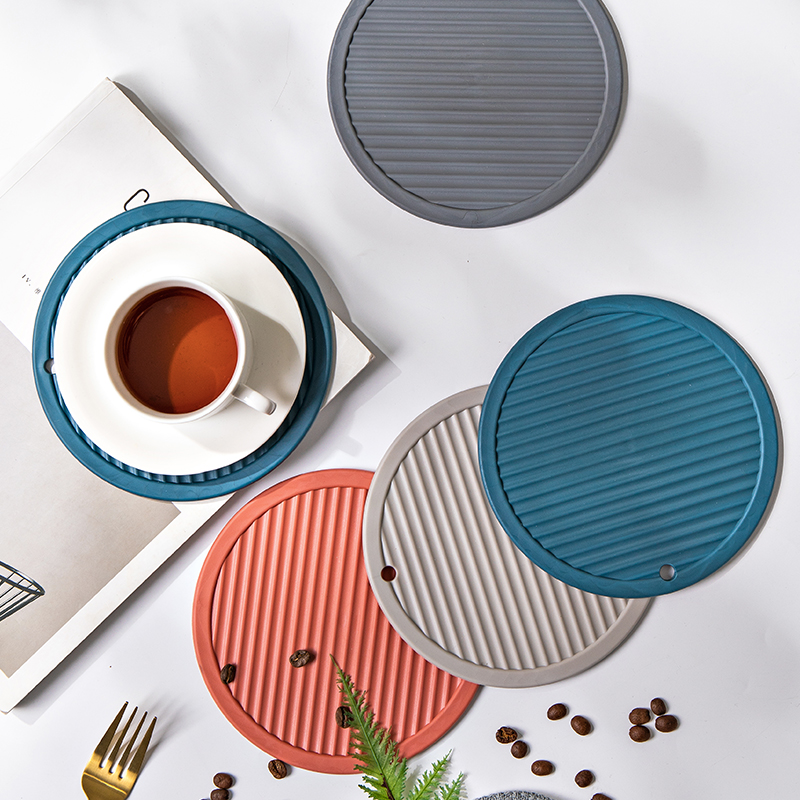 隔热垫餐桌垫碗垫子家用耐高温碗茶杯垫北欧现代防水防油硅胶餐垫