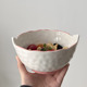 糖小姐 韩式ins陶瓷碗可爱汤碗釉下彩5.8寸面碗沙拉燕麦酸奶碗