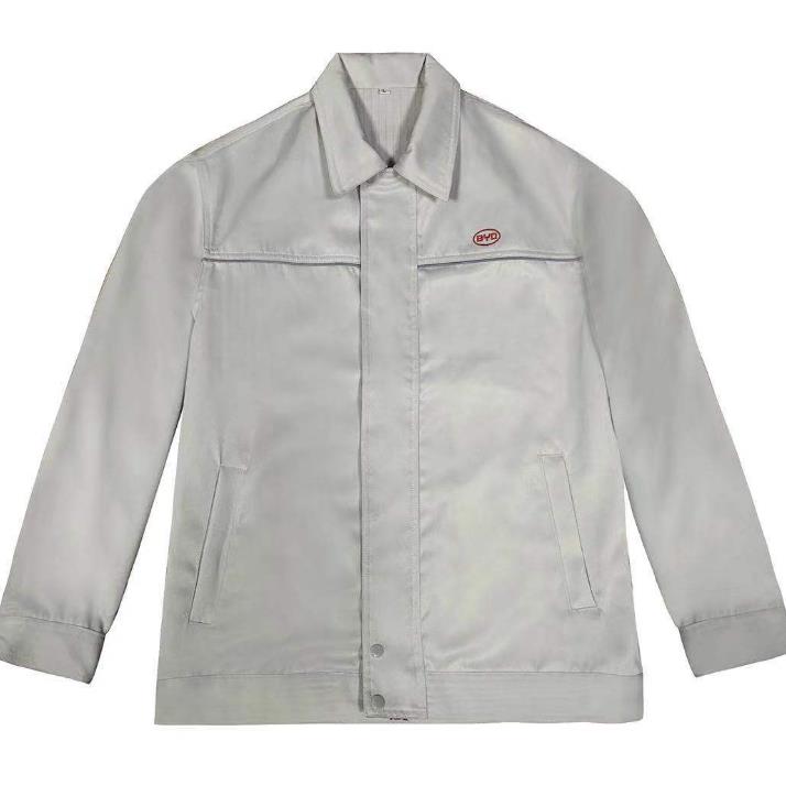 比亚迪工作服新款秋冬季夹克外套男女管理管理人人员夹克