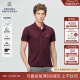 Brooks Brothers/布克兄弟男夏金羊刺绣珠地棉休闲宽松短袖Polo衫