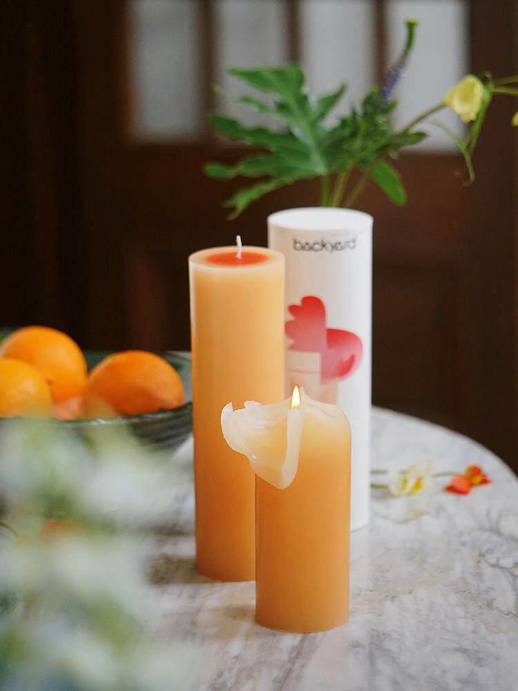 backyard开花香薰蜡烛天然植物精油无烟香氛摆件元旦节礼物送礼盒