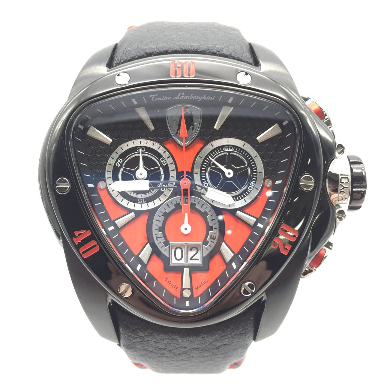 [无保留价][9.9新] lamborghini 兰博基尼男表