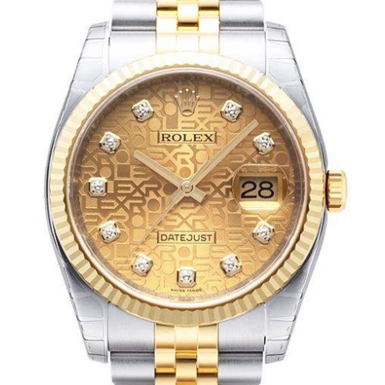 [一元拍/无保留价][9.5新] 劳力士日志型自动机械男表 116233