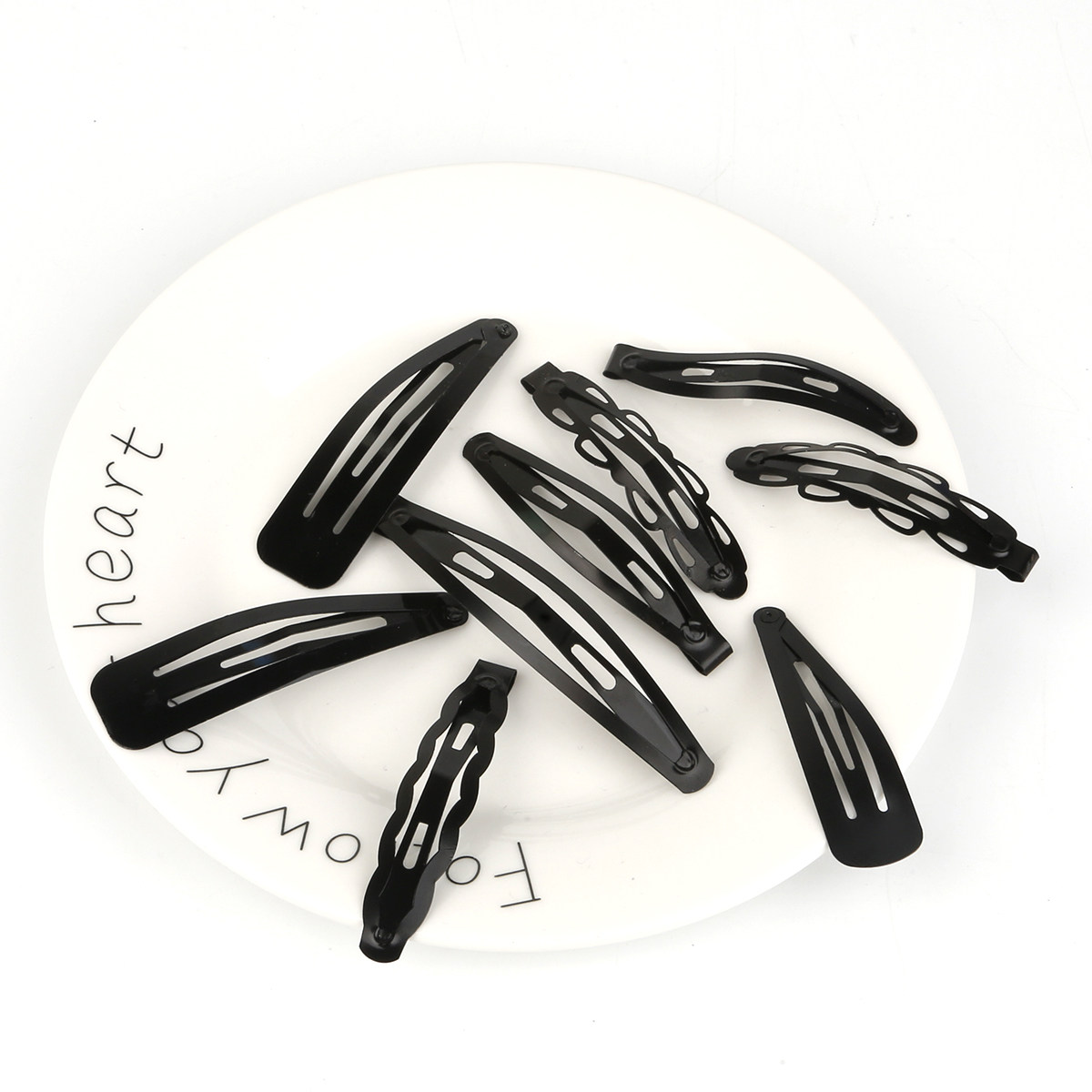 黑色bb夹小夹子头饰顶夹发夹刘海夹成人发卡简约一字夹卡子发饰女