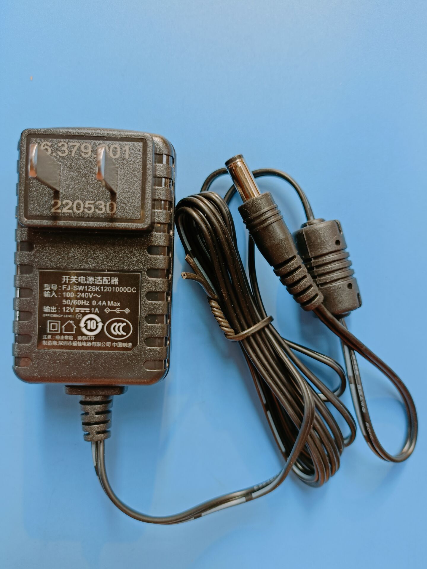 新款福佳净水器FJ-SW126K1201000DC开关电源适配器12V1A电源线