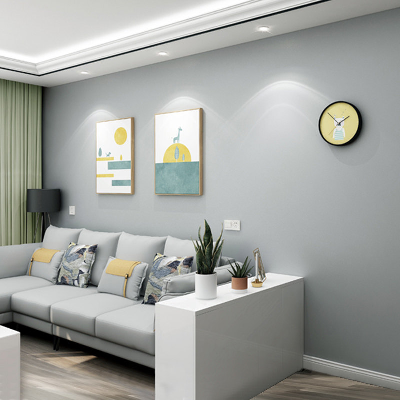 壁布客厅2020新款