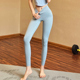 裸感瑜伽裤女春夏新款高腰提臀紧身显瘦超高弹力健身跑步运动长裤