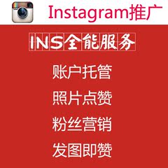 Instagram营销推广INS账号维护VIP服务全能推广自动点赞浏览视频