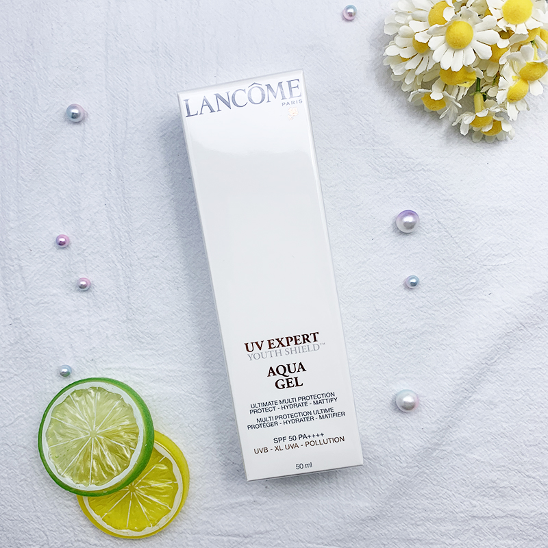 现货 新款 Lancome兰蔻柔皙轻透防晒露 小白管空气感防晒清爽50ml