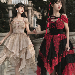 原创设计安纳托利亚jsk吊带裙日常可爱lolita洛丽塔甜美连衣裙