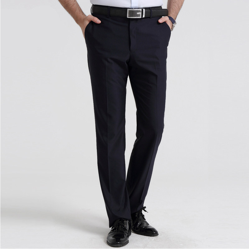 busen步森男裤西裤夏秋商务职业工装青年男士西装直筒裤121001mk