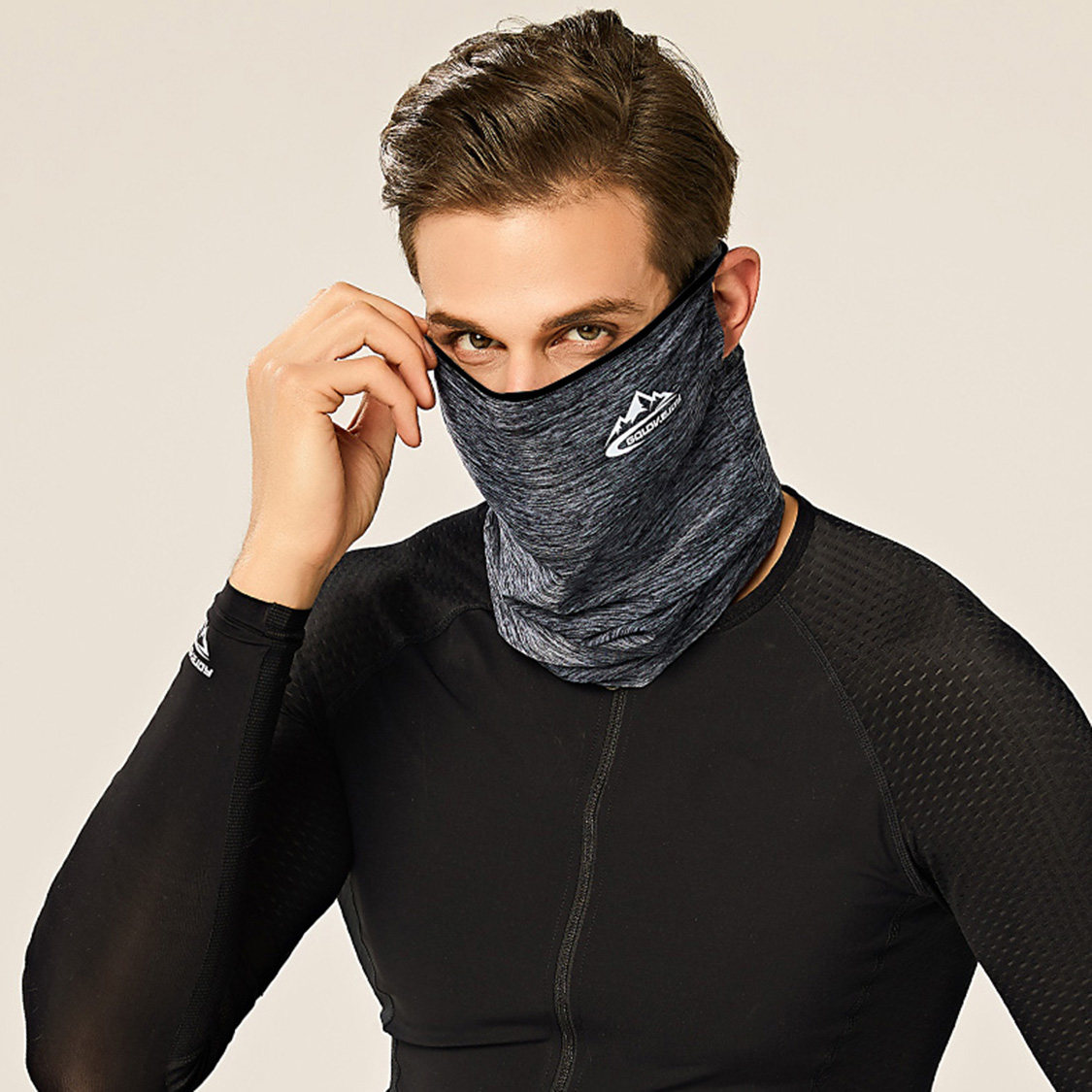 夏季户外防晒脖套男护颈骑行面罩魔术头巾薄款冰丝防紫外线面巾女