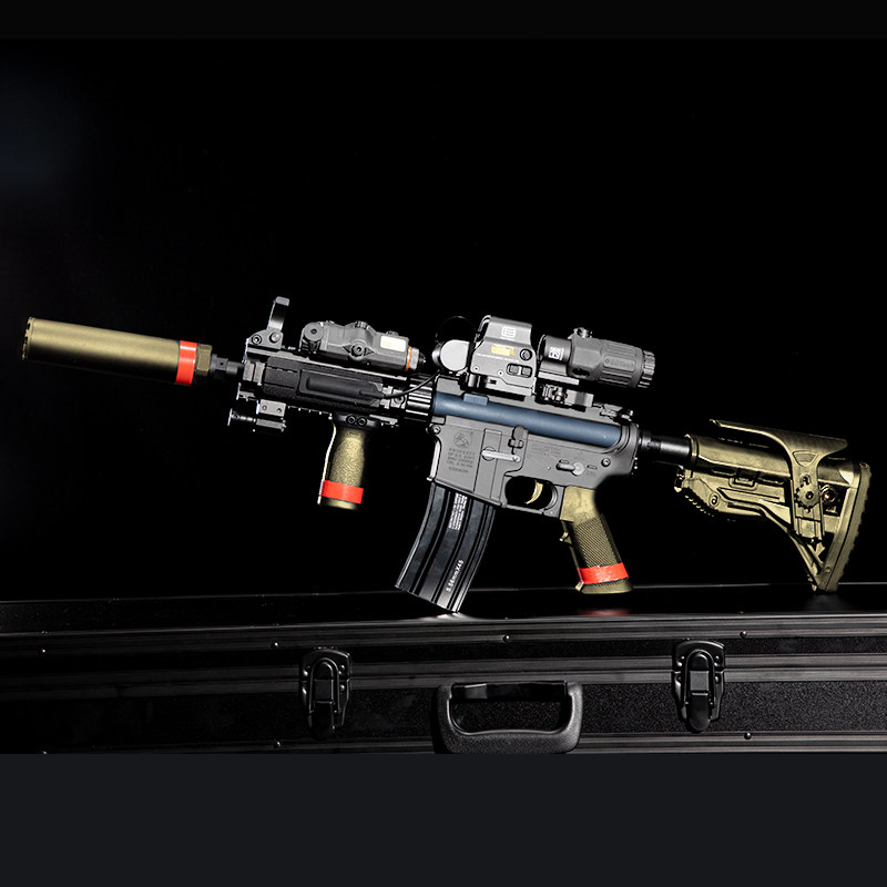 模型玩具枪激光电动连发成人抢m4合金道具真人cs男孩礼物男人金属