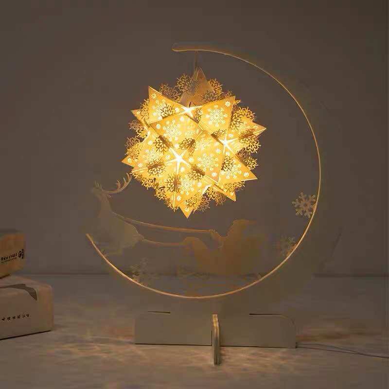 光影纸雕灯diy材料手工装饰夜灯送女生特别浪漫的生日礼物女神节