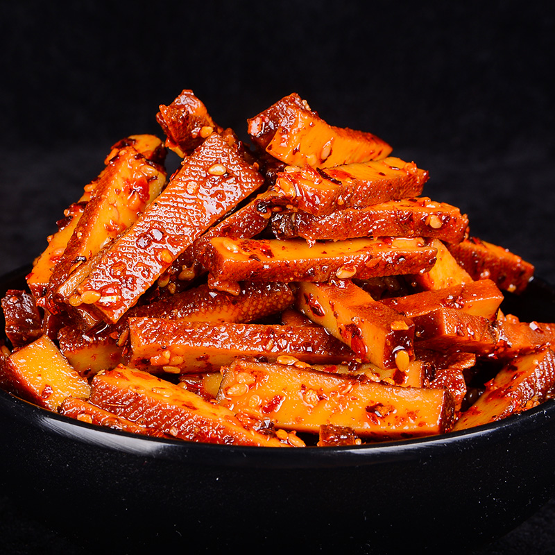 思乡山湖南特产平江香干柴火豆干香辣味传统酱干麻辣零食休闲小吃