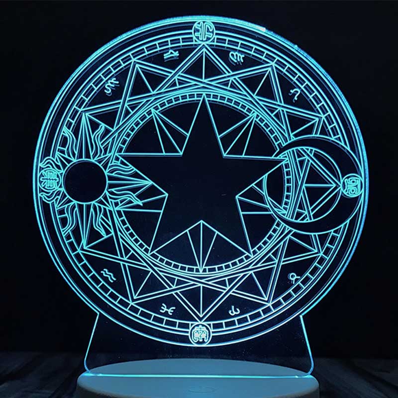 百变小樱周边魔卡小夜灯魔法小樱台灯送女朋友同学少女樱生日礼物