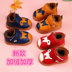冬季1-2-3岁男女宝宝鞋加绒加厚棉鞋婴儿鞋学步鞋软底保暖鞋鞋子