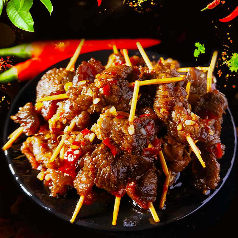 一折牙签肉 麻辣 湖南特产