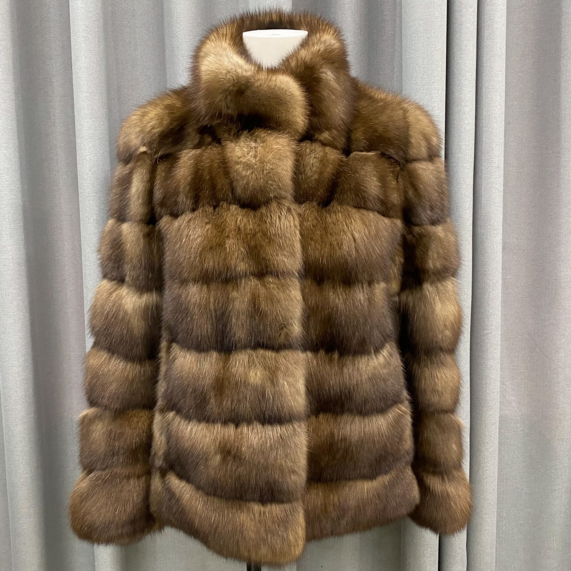 俄罗斯进口貂皮大衣