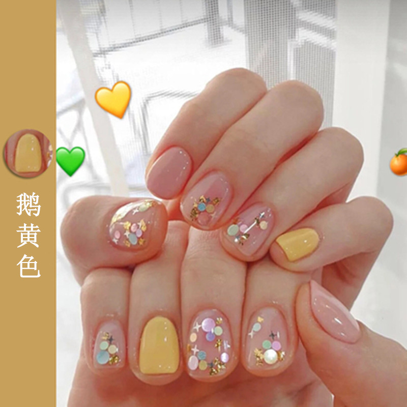 美甲半透肌果冻色冰透健康植物甲油胶2020年新款美甲店专用光疗胶