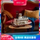 中国积木创意系列运河蒸汽船21356邮轮儿童拼装玩具男女孩子礼物