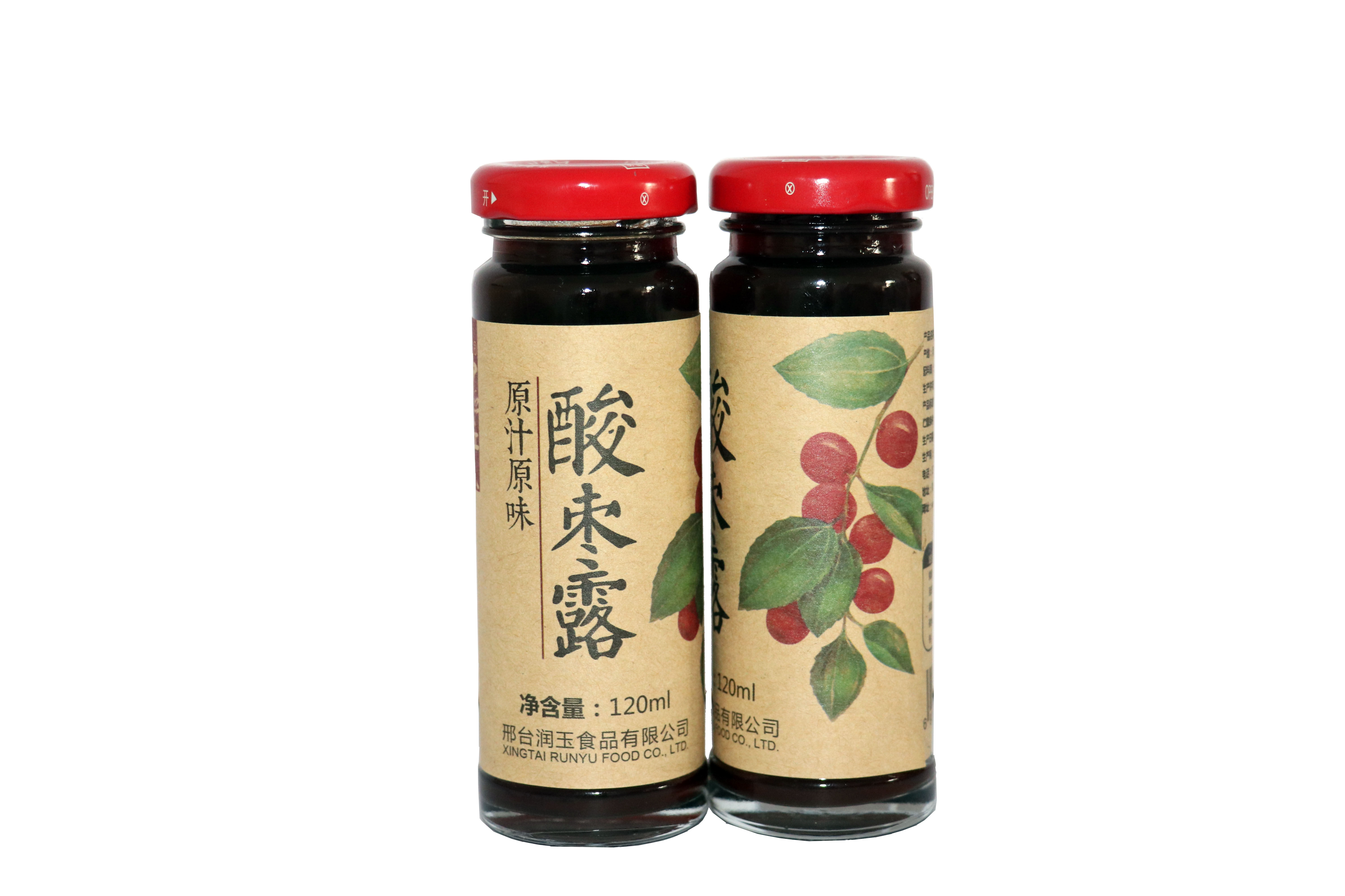 野生原汁原味酸枣露 纯酸枣汁原汁原味无任何添加剂满15瓶包邮