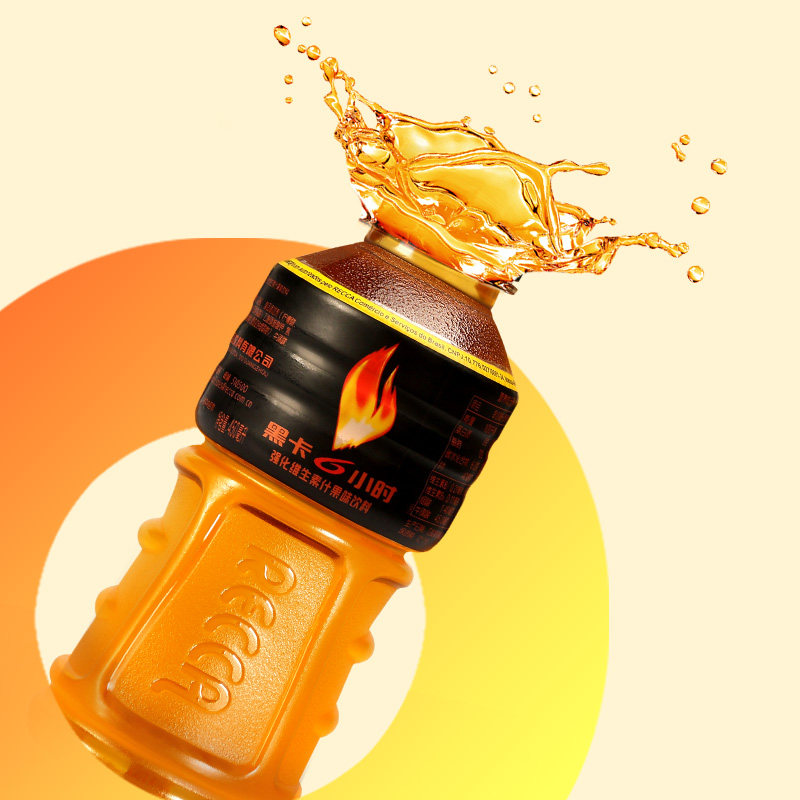 recca黑卡6小时guarana强化维生素什果味饮料能量饮料450ml*15瓶
