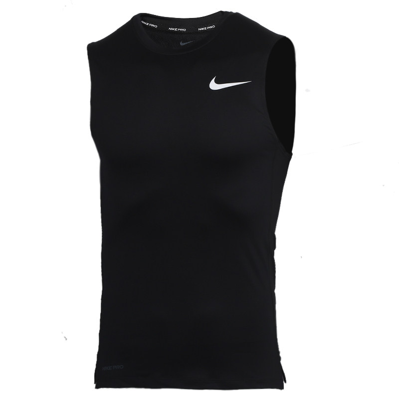 nike耐克运动背心男训练速干健身衣跑步紧身衣透气无袖t恤bv5601