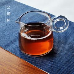 WEIS唯诗加厚公道杯玻璃茶漏套装分茶器茶海大公杯功夫茶具