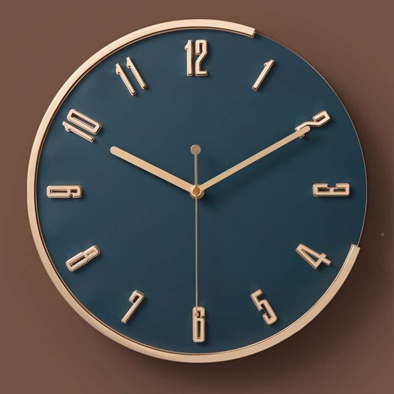 新品大气轻意奢客厅挂钟时尚时家用创简约钟欧现北代挂墙钟表装饰