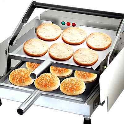 新品商用汉堡机汉堡炉奶茶店设备双层铝板烘烤其他商用厨电