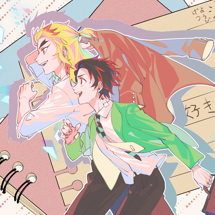 授权代理【鬼灭之刃】炼狱杏寿郎x灶门炭治郎 炼炭 wabi-sabibz