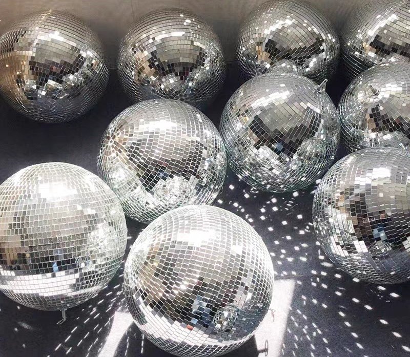婚庆舞台反射球镜面球 酒吧ktv反光球舞台玻璃球网红蛋糕装饰摆件
