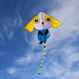 潍坊风筝2019新款小黄狗儿童风筝微风好飞易飞新手初学者小狗风筝