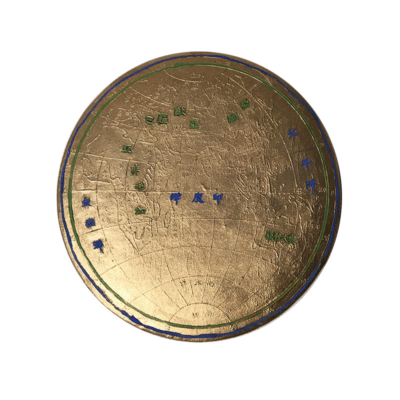 徽墨国家级非遗传承人周美洪老胡开文厂生产《地球墨》